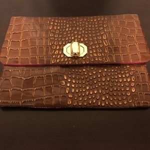 Deux Lux Clutch with Chain Crossbody (removable)